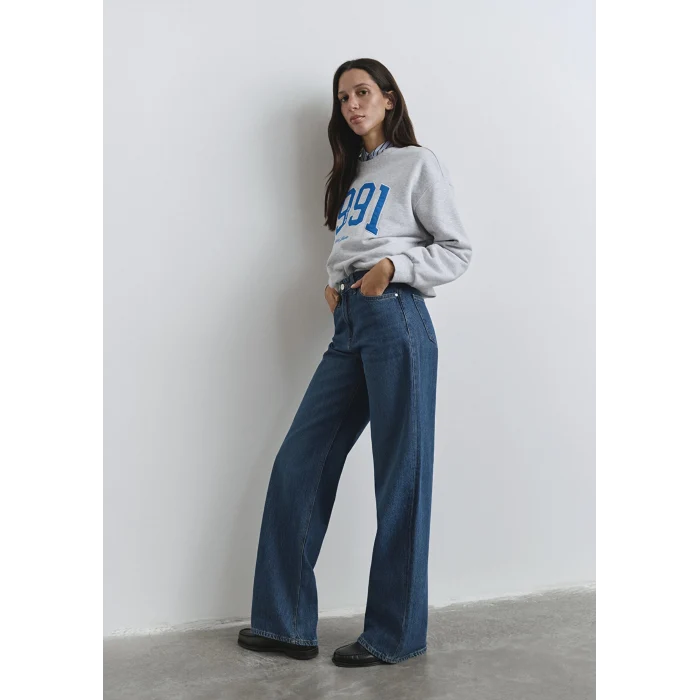 Mavi 1010152-90516 Malibu Icon Puslu Koyu Mavi Jean Pantolon