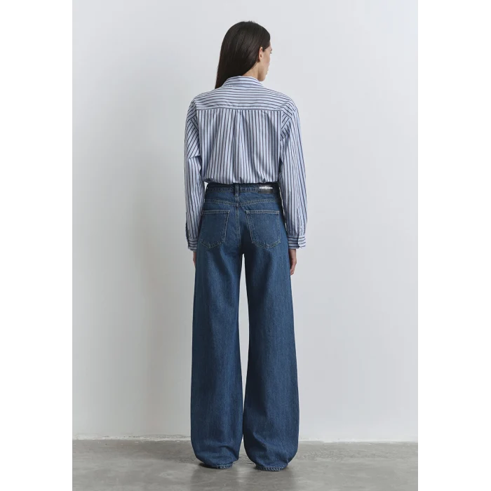 Mavi 1010152-90516 Malibu Icon Puslu Koyu Mavi Jean Pantolon