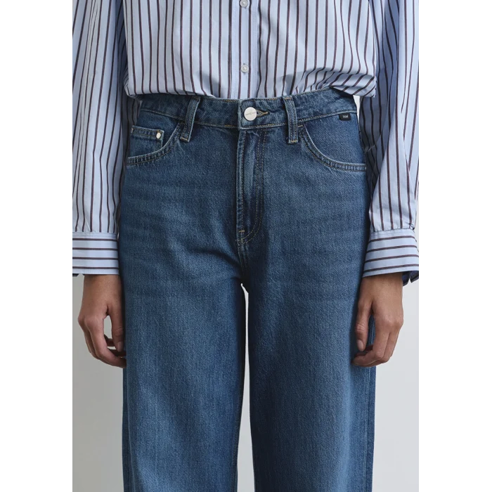 Mavi 1010152-90516 Malibu Icon Puslu Koyu Mavi Jean Pantolon