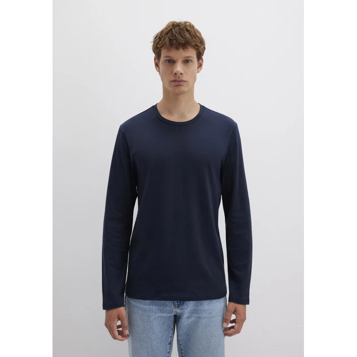 Mavi 062477-27308 Uzun Kollu Lacivert Basic Tişört