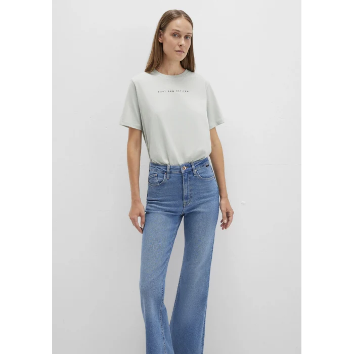 Mavi 1613147-70148 Mavi Baskılı Yeşil Tişört