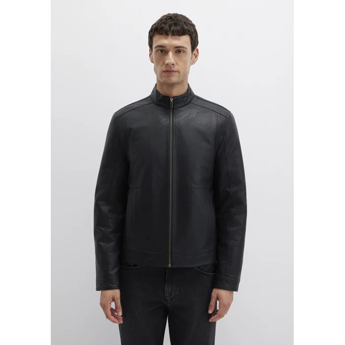 Mavi 0110548-71379 Siyah Suni Deri Ceket