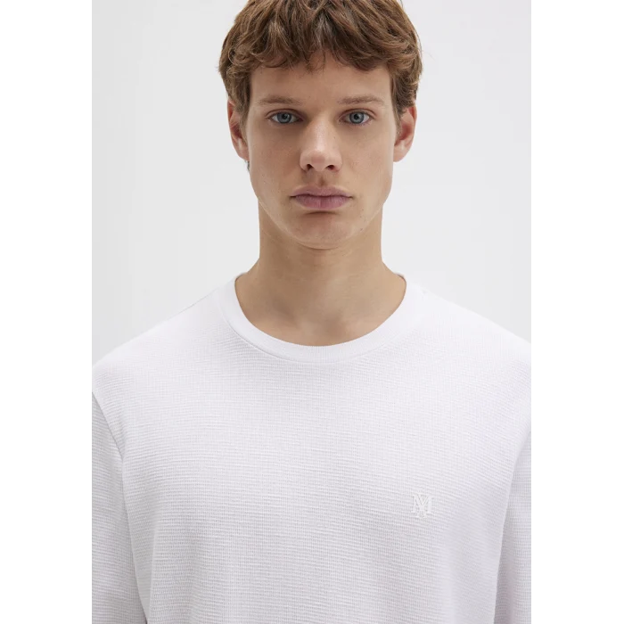 Mavi 065755-620 Uzun Kollu Beyaz Basic Tişört