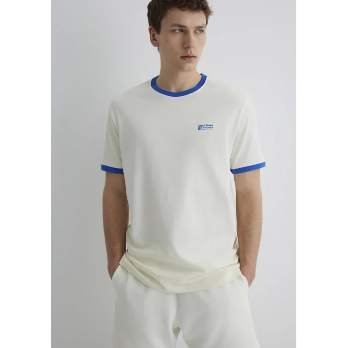 Mavi 0612601-86420 Baskılı Ekru Tişört