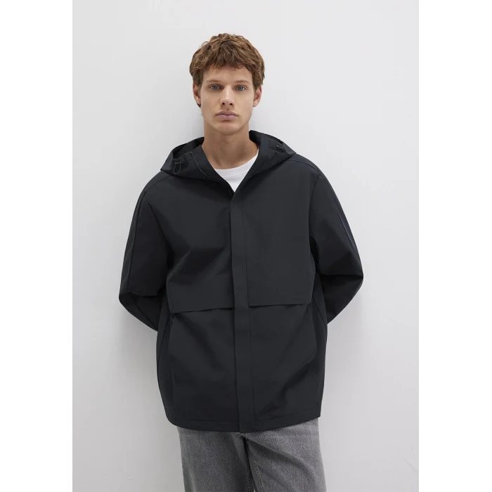 Mavi 0110348-900 Kapüşonlu Siyah Ceket