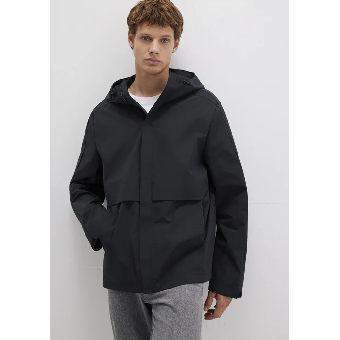 Mavi 0110348-900 Kapüşonlu Siyah Ceket