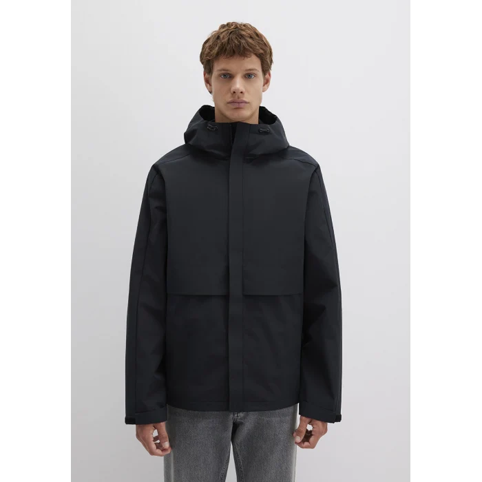 Mavi 0110348-900 Kapüşonlu Siyah Ceket