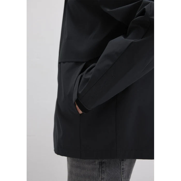 Mavi 0110348-900 Kapüşonlu Siyah Ceket