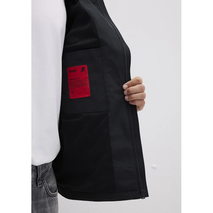 Mavi 0110348-900 Kapüşonlu Siyah Ceket