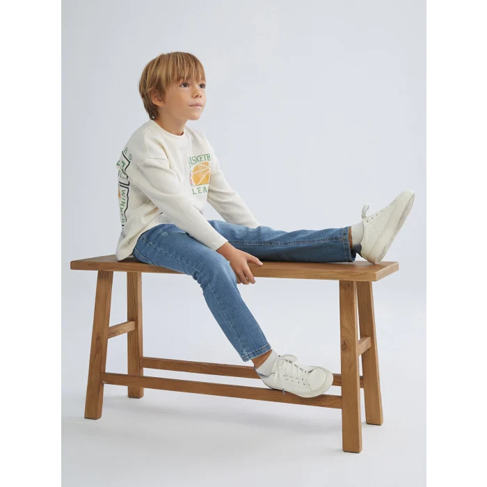 LCW Kids Indigo Dar Erkek Çocuk Jean Pantolon