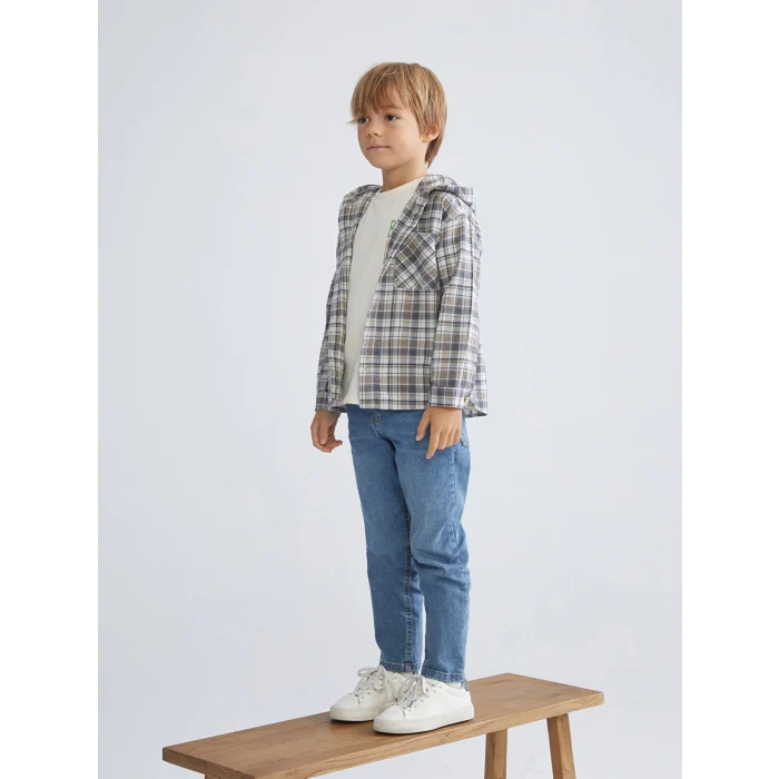 LCW Kids Indigo Dar Erkek Çocuk Jean Pantolon