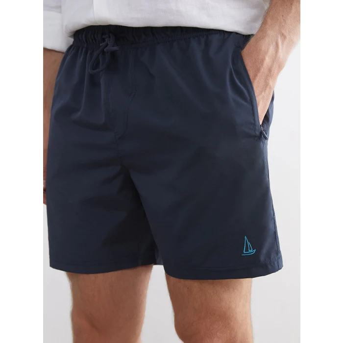 SOUTHBLUE Indigo Kısa Boy Basic Erkek Deniz Şortu