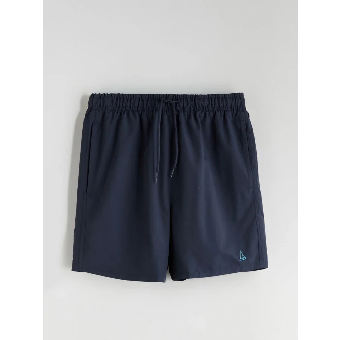 SOUTHBLUE Indigo Kısa Boy Basic Erkek Deniz Şortu