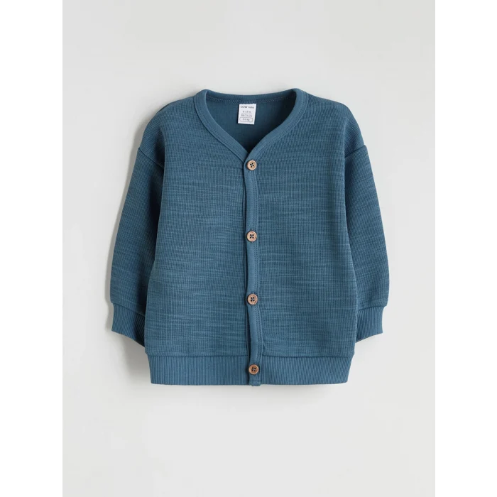 LCW baby Bej Bisiklet Yaka Baskılı Erkek Bebek 3lü Takım