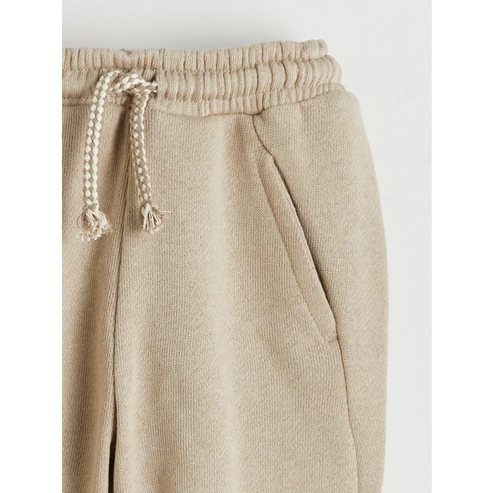 LCW baby Bej Bisiklet Yaka Baskılı Erkek Bebek 3lü Takım