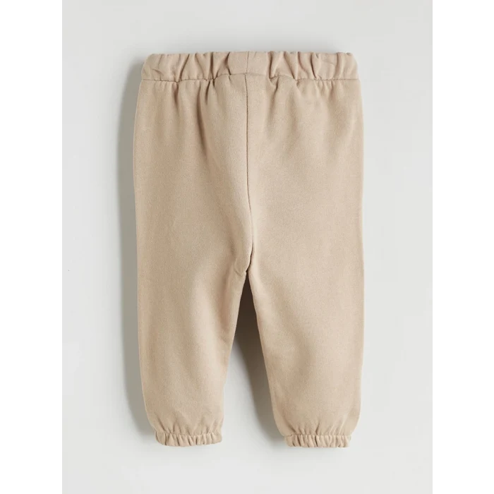 LCW baby Bej Bisiklet Yaka Baskılı Erkek Bebek 3lü Takım