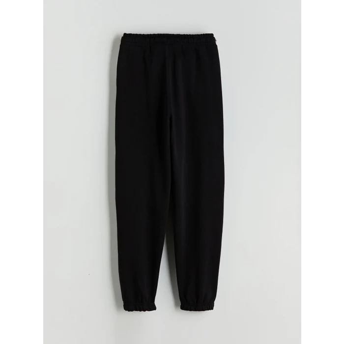 LCW Kids Siyah Bisiklet Yaka Baskılı Erkek Çocuk Eşofman Takım