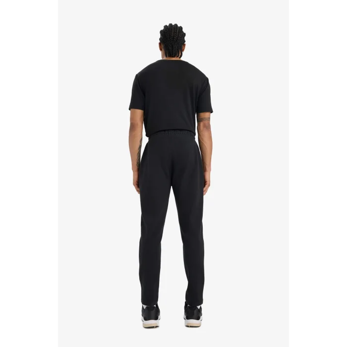 Defacto S3309AZBK81 Siyah DeFactoFit Slim Fit Dar Kesim Fermuarlı Standart Paça Jogger Eşofman Altı