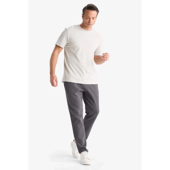 Defacto C6022AXAR9 Antrasit Regular Fit Dar Paça Pantolon