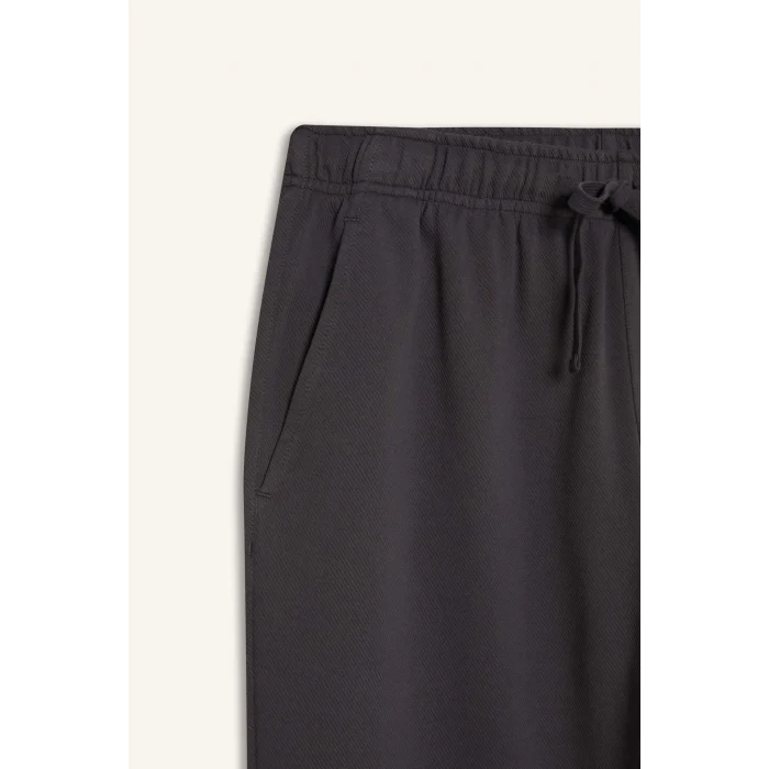 Defacto C6022AXAR9 Antrasit Regular Fit Dar Paça Pantolon