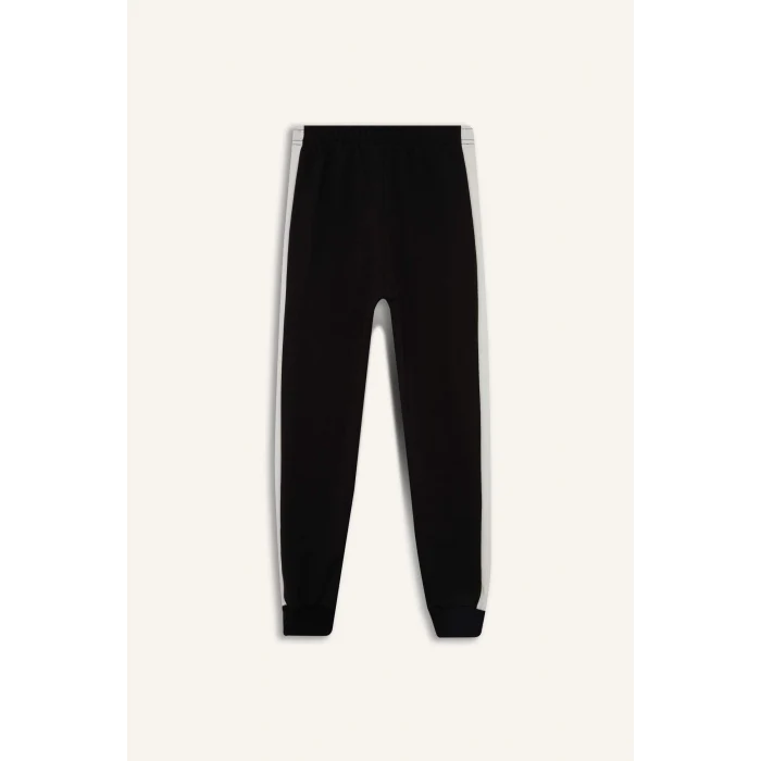 Defacto F2179A8BK81 Siyah Erkek Çocuk Beli Lastikli Baskılı Jogger Eşofman Altı