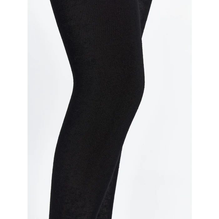 LCW Kids Siyah Basic Kız Çocuk Külotlu Çorap 2li