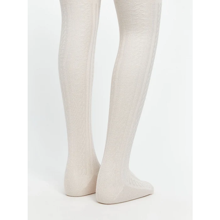 LCW Kids Pembe Desenli Kız Çocuk Külotlu Çorap 2li