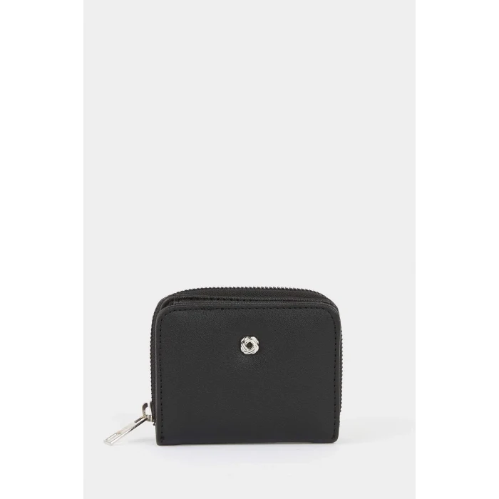 Defacto F6796AXBK27 Siyah Kadın Suni Deri Cüzdan