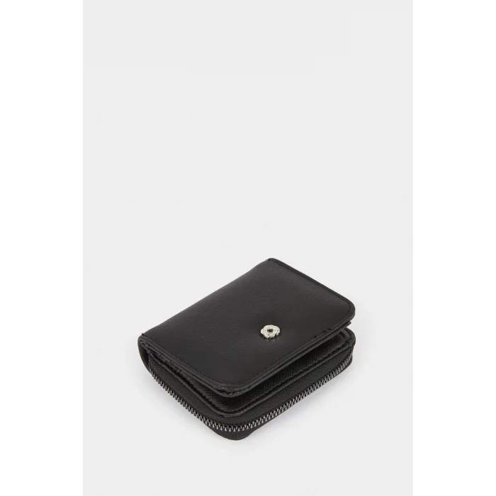 Defacto F6796AXBK27 Siyah Kadın Suni Deri Cüzdan