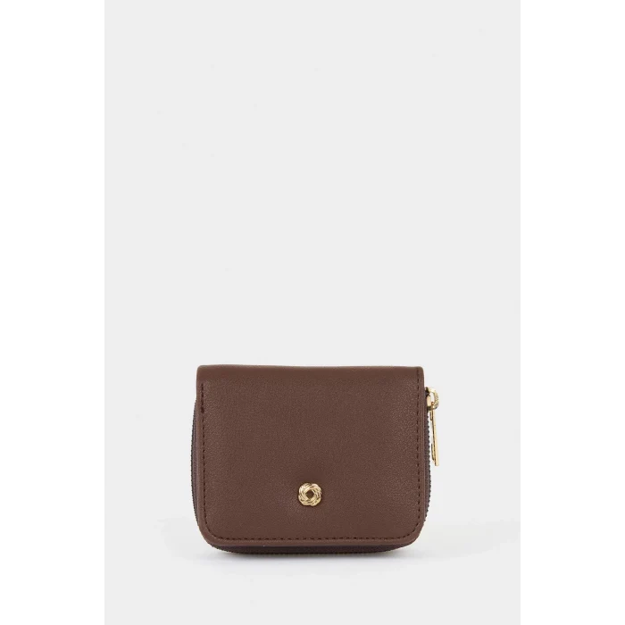 Defacto F6796AXBN66 Kahve Kadın Suni Deri Cüzdan