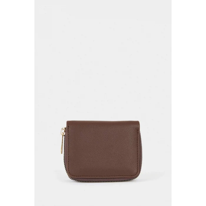 Defacto F6796AXBN66 Kahve Kadın Suni Deri Cüzdan