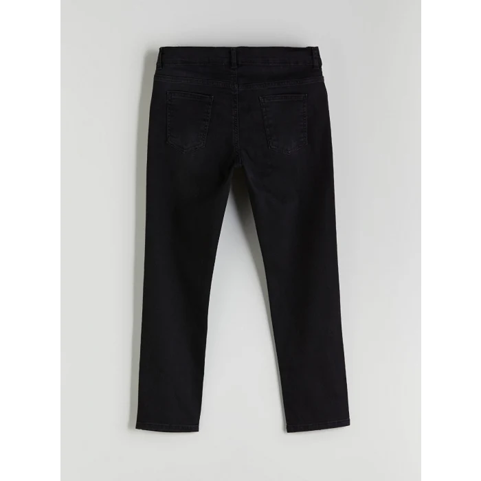 LCW Kids Siyah Slim Fit Erkek Çocuk Jean Pantolon