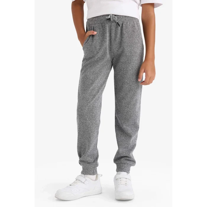 Defacto F0137A8AR163 Antrasit Erkek Çocuk Beli Lastikli Jogger Eşofman Altı