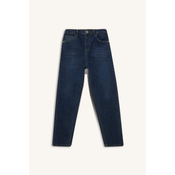 Defacto F0455A8NM35 DENIM Erkek Çocuk Straight Fit Düz Paça Jean Pantolon