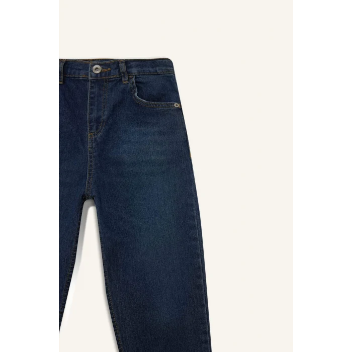Defacto F0455A8NM35 DENIM Erkek Çocuk Straight Fit Düz Paça Jean Pantolon