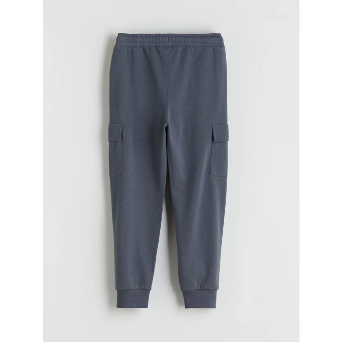 LCW Kids Gri Beli Lastikli Erkek Çocuk Kargo Eşofman Altı