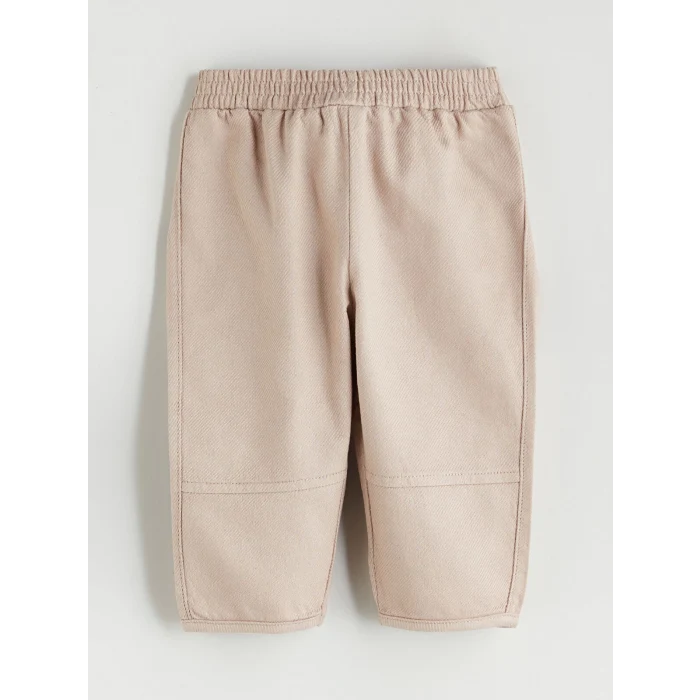 LCW baby Lacivert Ekose Erkek Bebek Gömlek ve Pantolon 2li