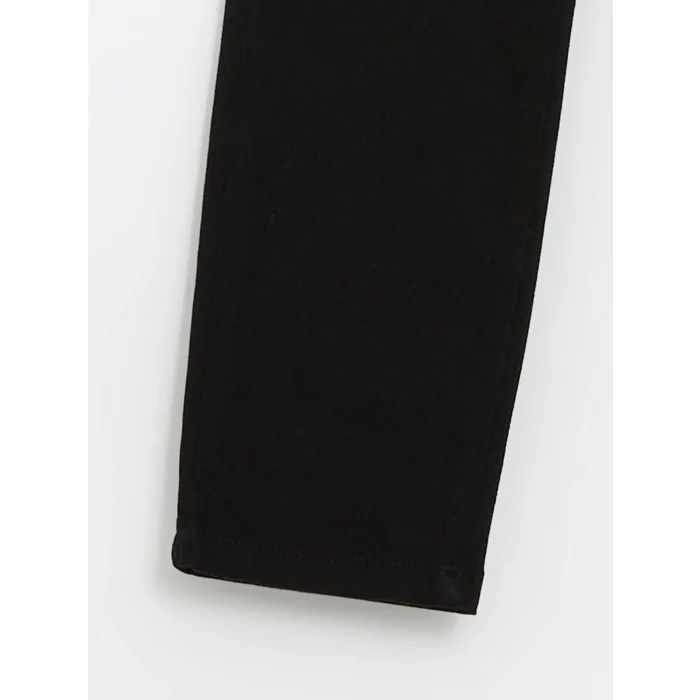 LCW Kids Siyah Beli Lastikli Erkek Çocuk Okul Pantolonu