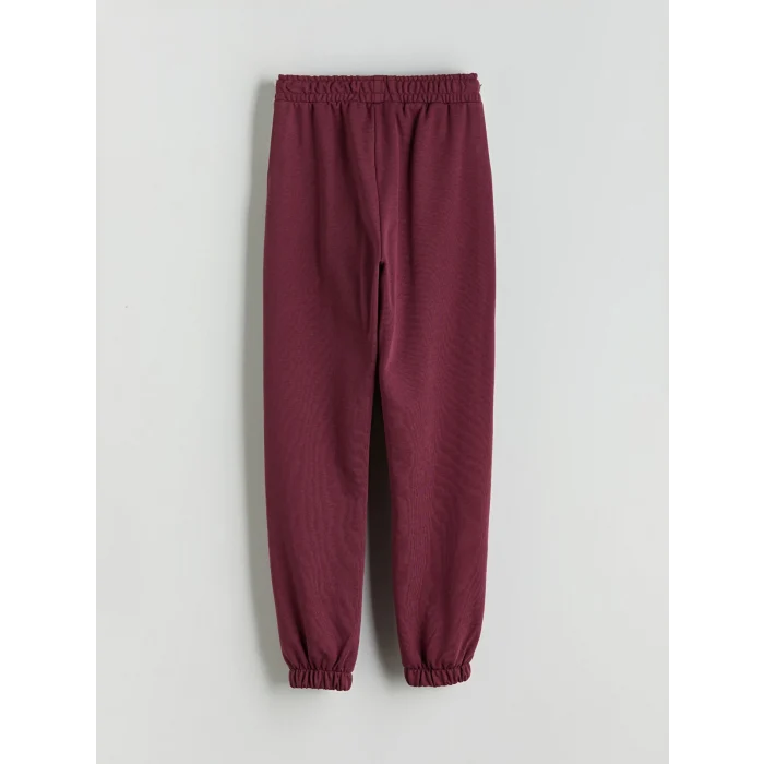 LCW Kids Mürdüm Beli Lastikli Kız Çocuk Jogger Eşofman Alt