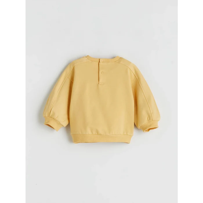 LCW baby Sari Baskılı Erkek Bebek Sweatshirt ve Eşofman Alt 2li