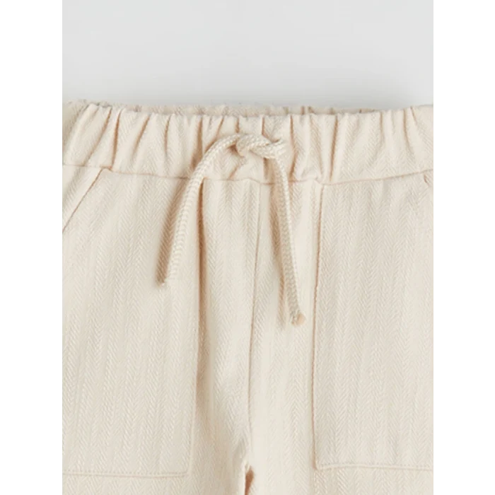 LCW baby Sari Baskılı Erkek Bebek Sweatshirt ve Eşofman Alt 2li