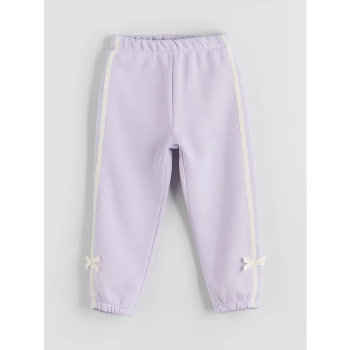 LCW Kids Ekru Kız Çocuk Kalın Sweatshirt ve Eşofman Alt 2li