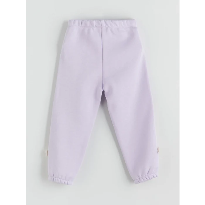 LCW Kids Ekru Kız Çocuk Kalın Sweatshirt ve Eşofman Alt 2li