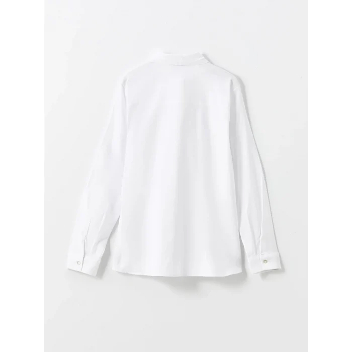 LCWAIKIKI Classic Beyaz Uzun Kollu Poplin Kadın Gömlek