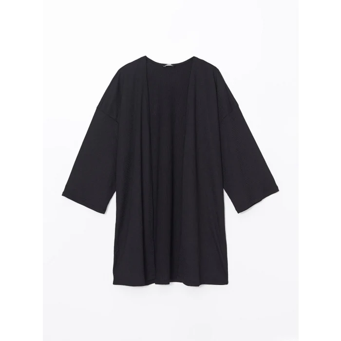 LCWAIKIKI Classic Siyah Şal Yaka Kadın Hırka