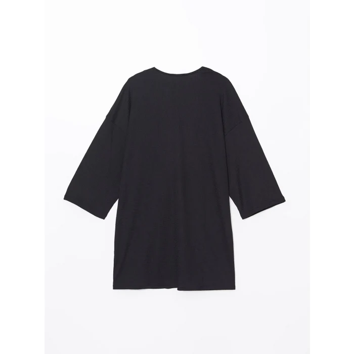 LCWAIKIKI Classic Siyah Şal Yaka Kadın Hırka