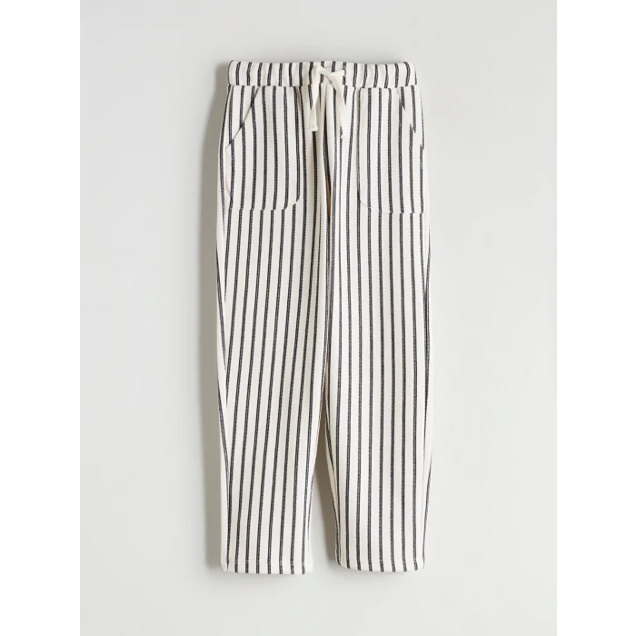 LCW Kids Siyah Beli Lastikli Erkek Çocuk Pantolon