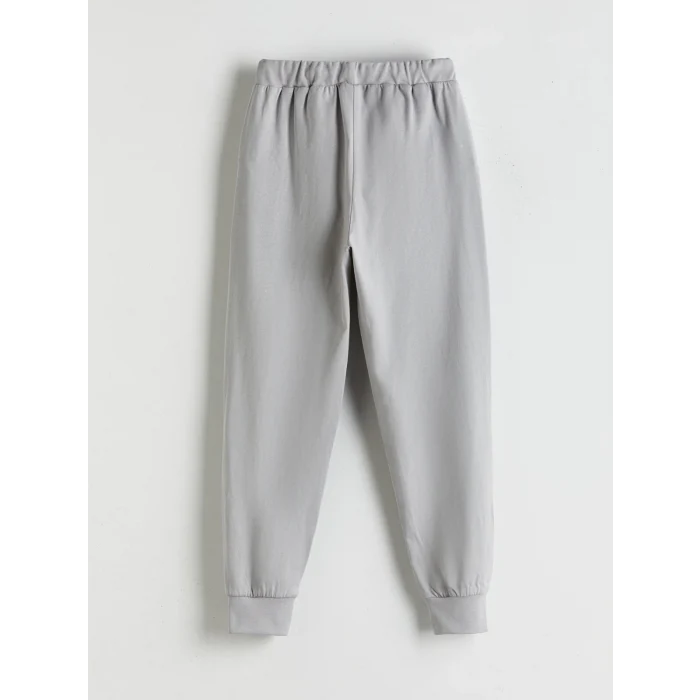 LCW Kids Siyah Beli Lastikli Erkek Çocuk Jogger Eşofman Alt 2li