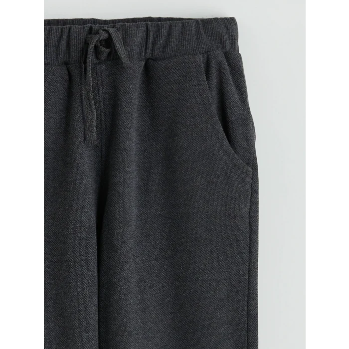 LCW Kids Antrasit Beli Lastikli Erkek Çocuk Jogger Eşofman Altı