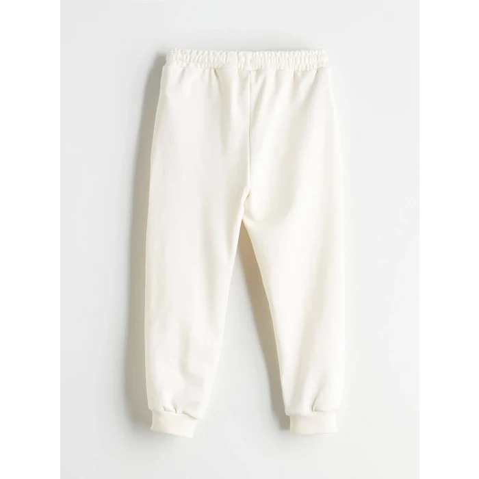 LCW Kids Bej Beli Lastikli Erkek Çocuk Jogger Eşofman Altı 2li